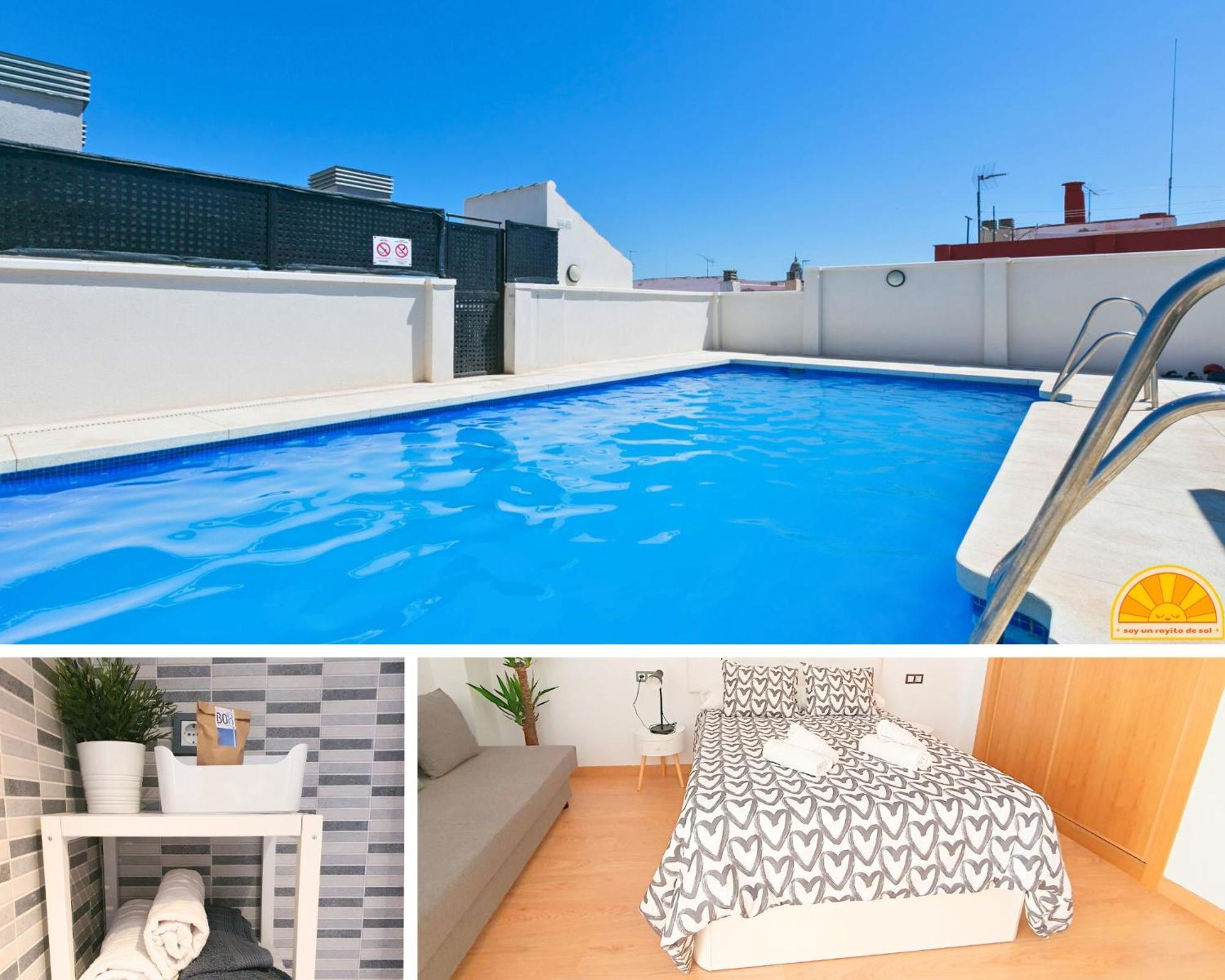 Precioso Estudio Con Piscina マラガ エクステリア 写真